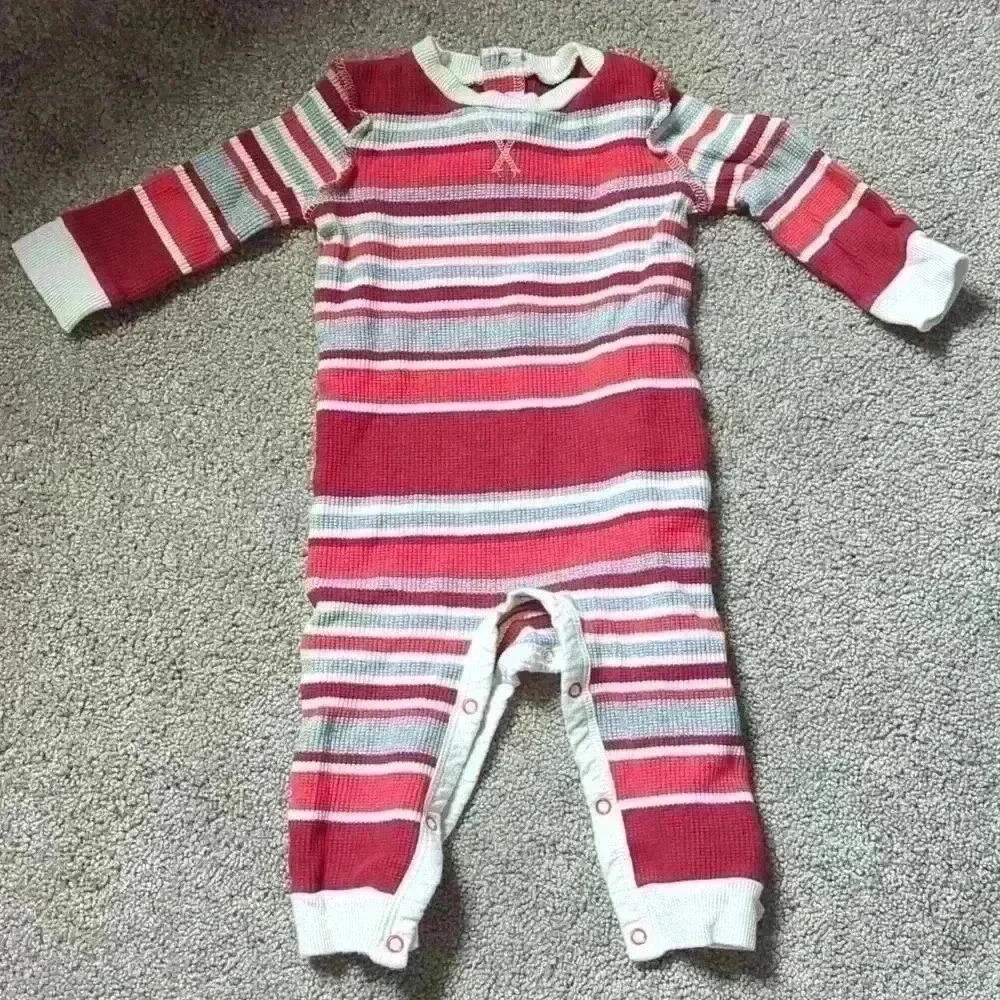 Burt's bees 3 to 6 months one piece. Holiday, waffle, wash but never worn
